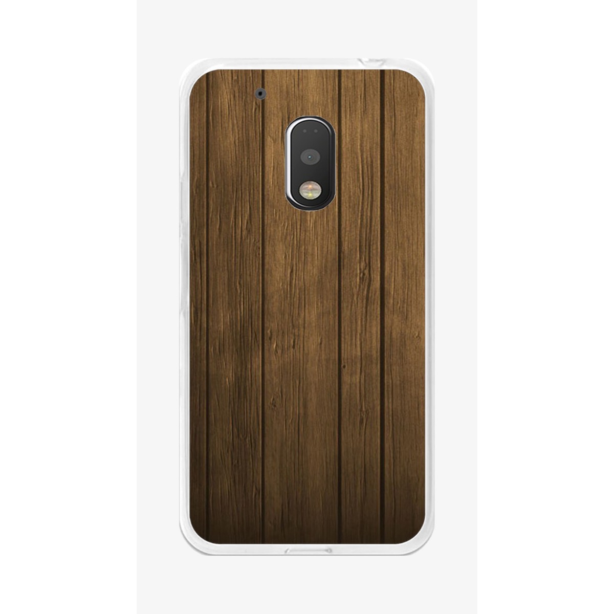 Funda Gel Tpu para Motorola Moto G4 Play Diseño Madera Dibujos