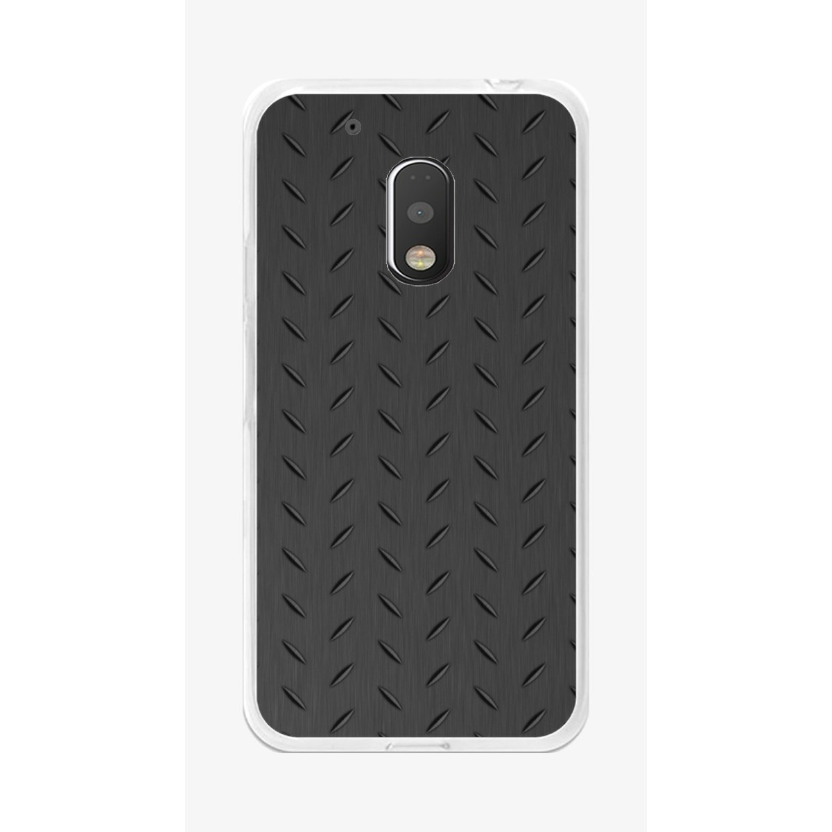 Funda Gel Tpu para Motorola Moto G4 Play Diseño Metal Dibujos