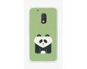 Funda Gel Tpu para Motorola Moto G4 Play Diseño Panda Dibujos
