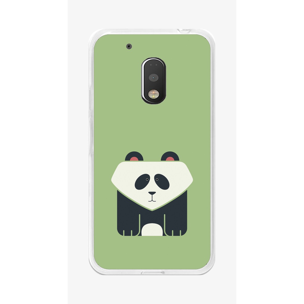 Funda Gel Tpu para Motorola Moto G4 Play Diseño Panda Dibujos
