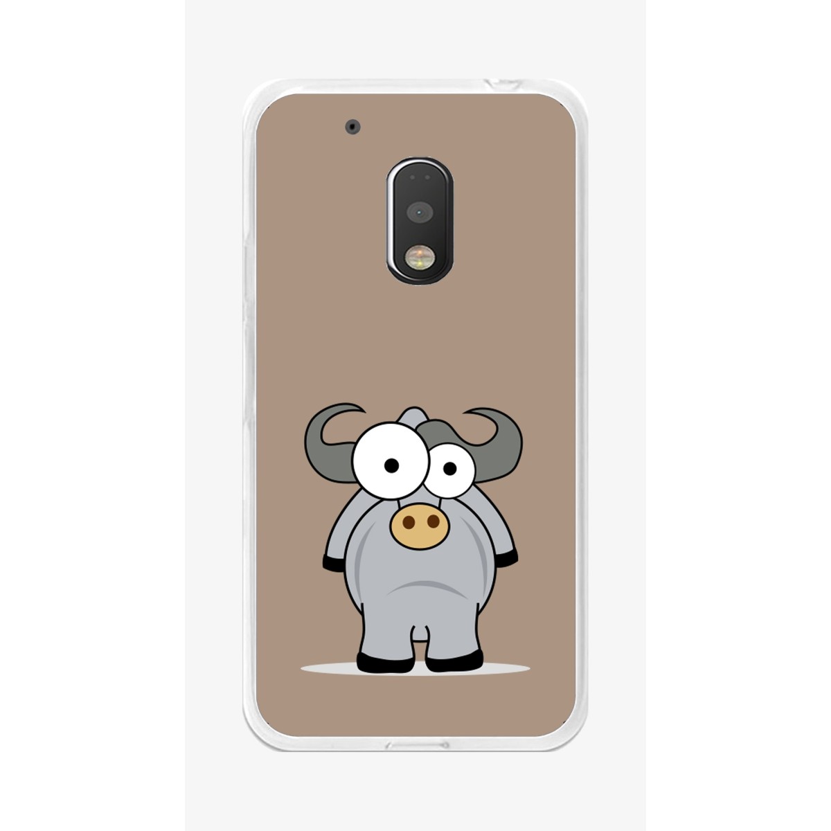 Funda Gel Tpu para Motorola Moto G4 Play Diseño Toro Dibujos