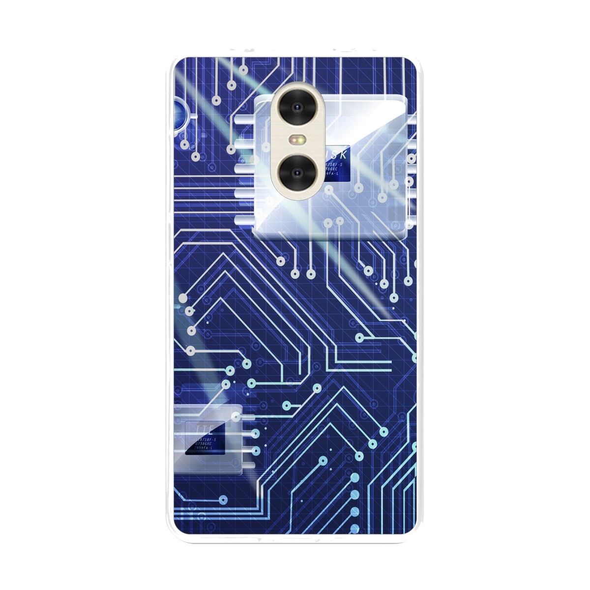 Funda Gel Tpu para Xiaomi Redmi Pro 5.5" Diseño Circuito Dibujos