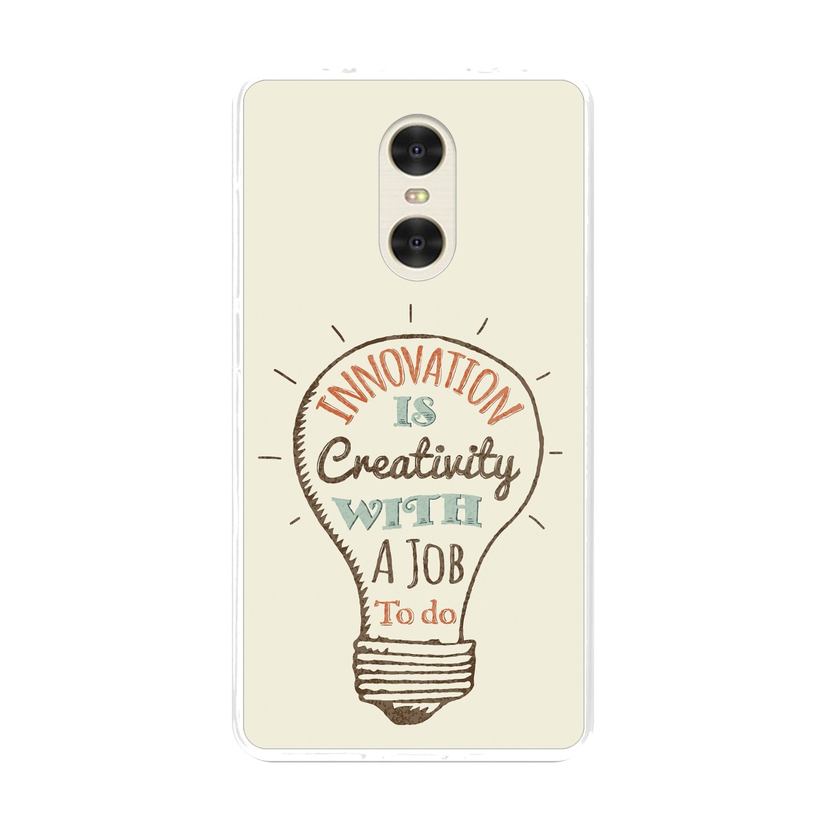 Funda Gel Tpu para Xiaomi Redmi Pro 5.5" Diseño Creativity Dibujos