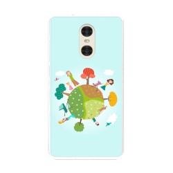Funda Gel Tpu para Xiaomi Redmi Pro 5.5" Diseño Familia Dibujos