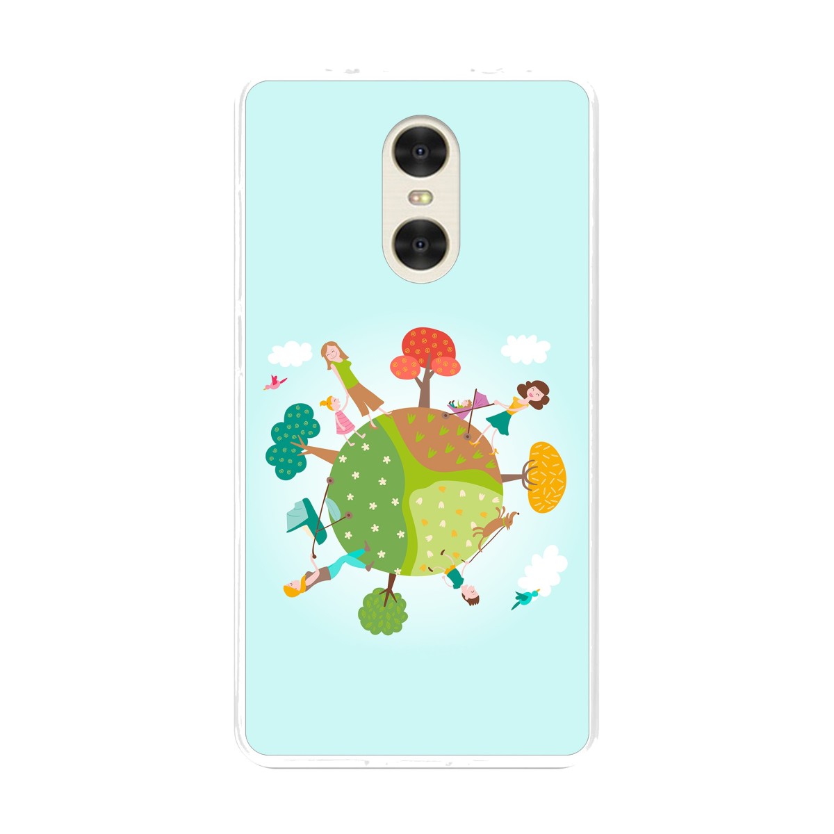 Funda Gel Tpu para Xiaomi Redmi Pro 5.5" Diseño Familia Dibujos