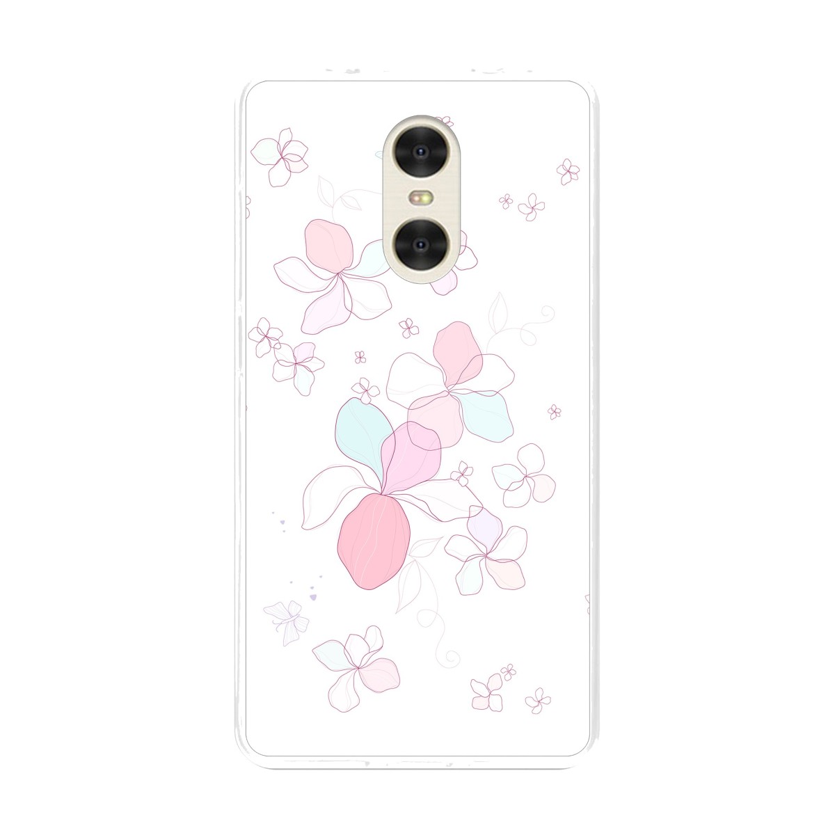 Funda Gel Tpu para Xiaomi Redmi Pro 5.5" Diseño Flores-Minimal Dibujos