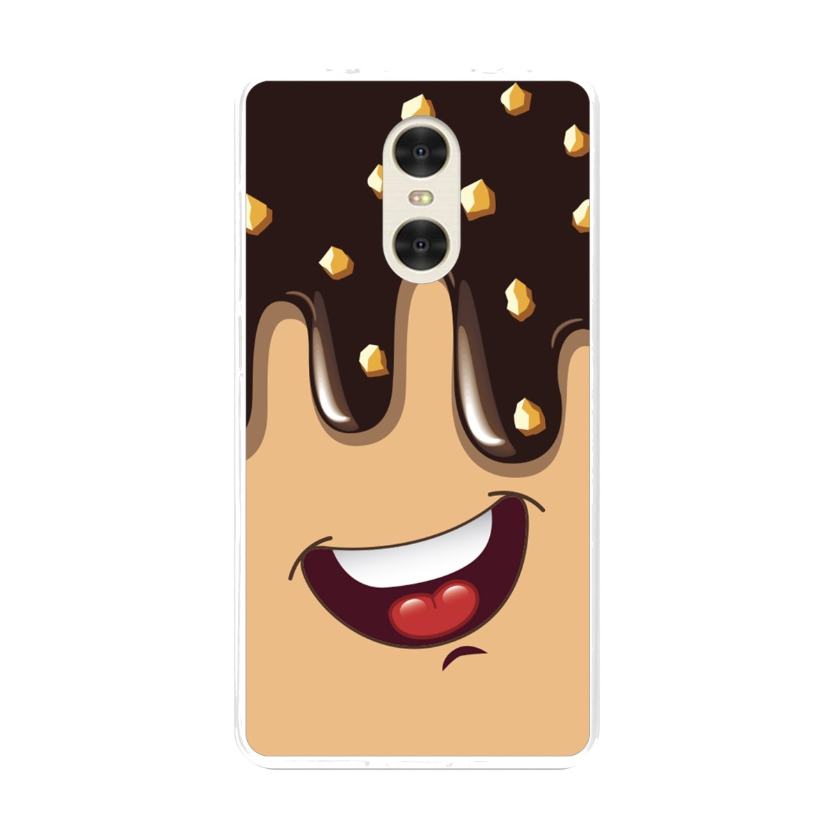 Funda Gel Tpu para Xiaomi Redmi Pro 5.5" Diseño Helado Chocolate Dibujos