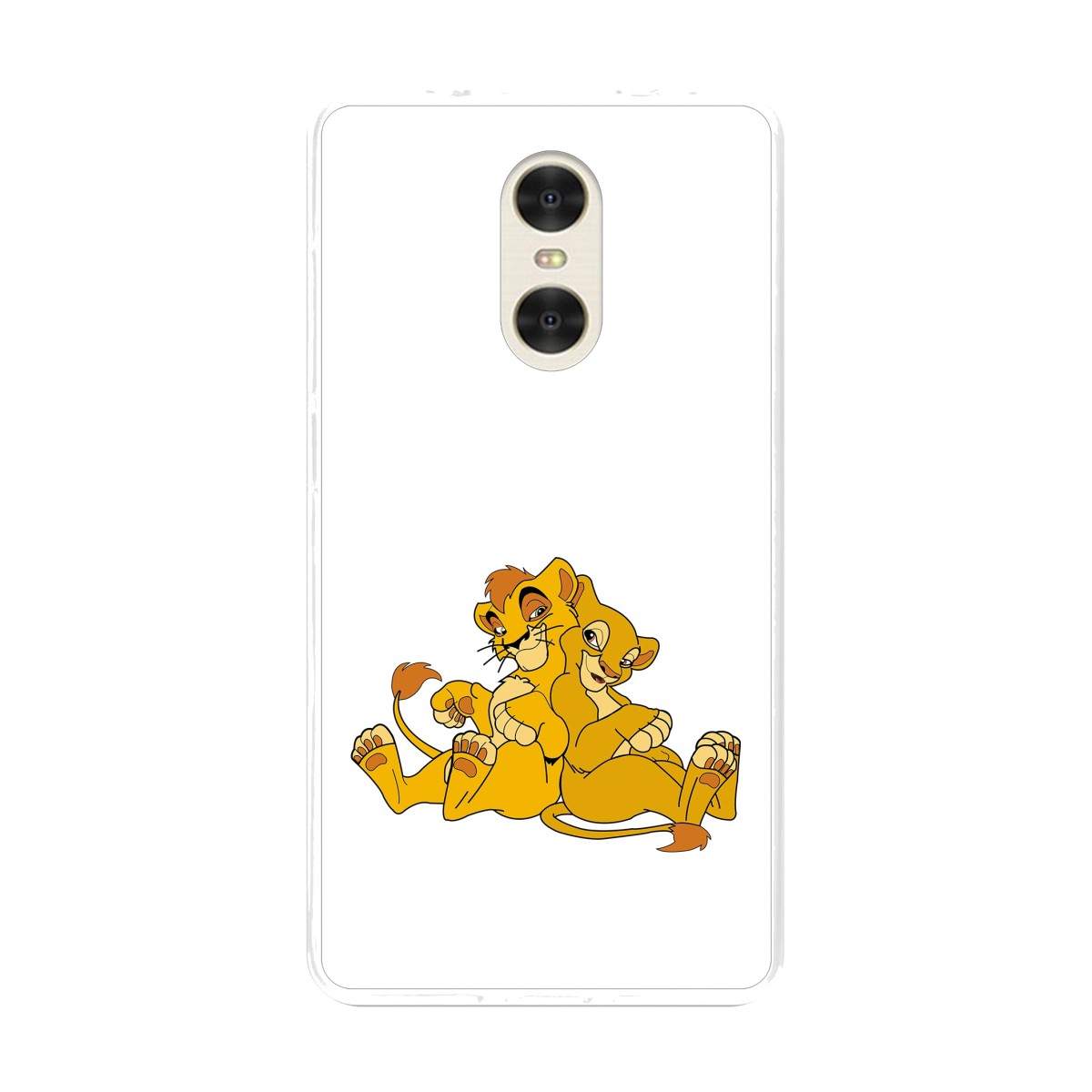 Funda Gel Tpu para Xiaomi Redmi Pro 5.5" Diseño Leones Dibujos
