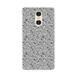 Funda Gel Tpu para Xiaomi Redmi Pro 5.5" Diseño Letras Dibujos