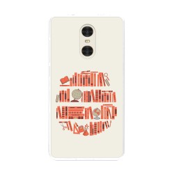 Funda Gel Tpu para Xiaomi Redmi Pro 5.5" Diseño Mundo-Libro Dibujos