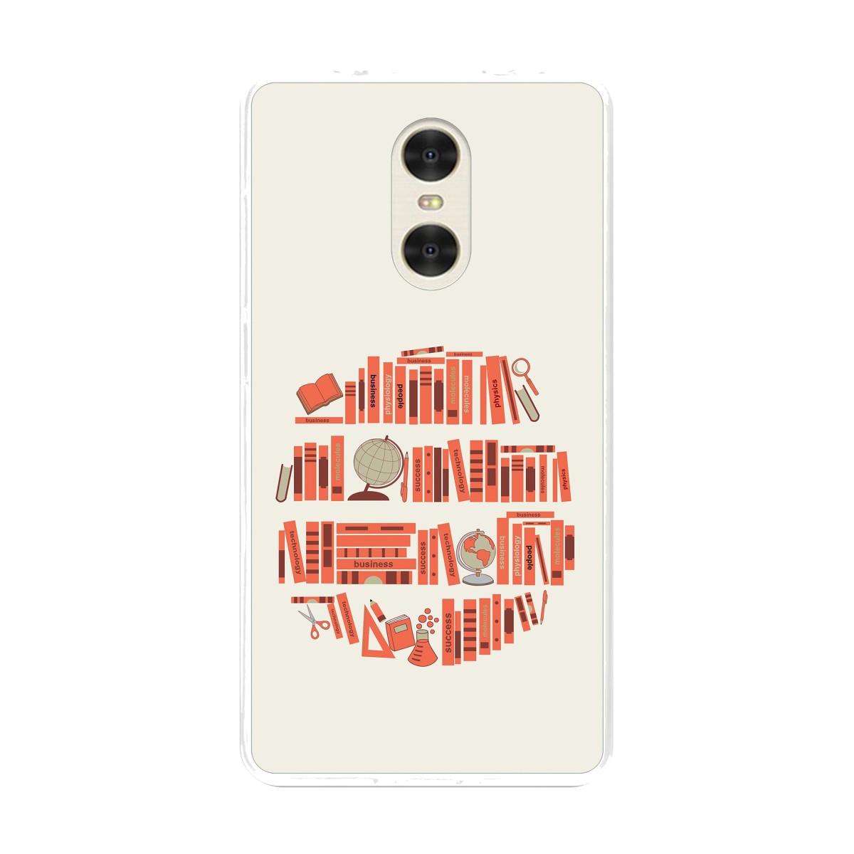 Funda Gel Tpu para Xiaomi Redmi Pro 5.5" Diseño Mundo-Libro Dibujos