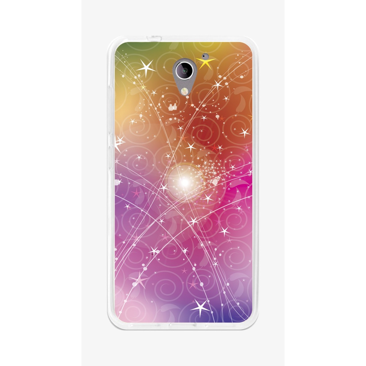 Funda Gel Tpu para Zte Blade A510 Diseño Abstracto Dibujos