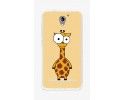 Funda Gel Tpu para Zte Blade A510 Diseño Jirafa Dibujos