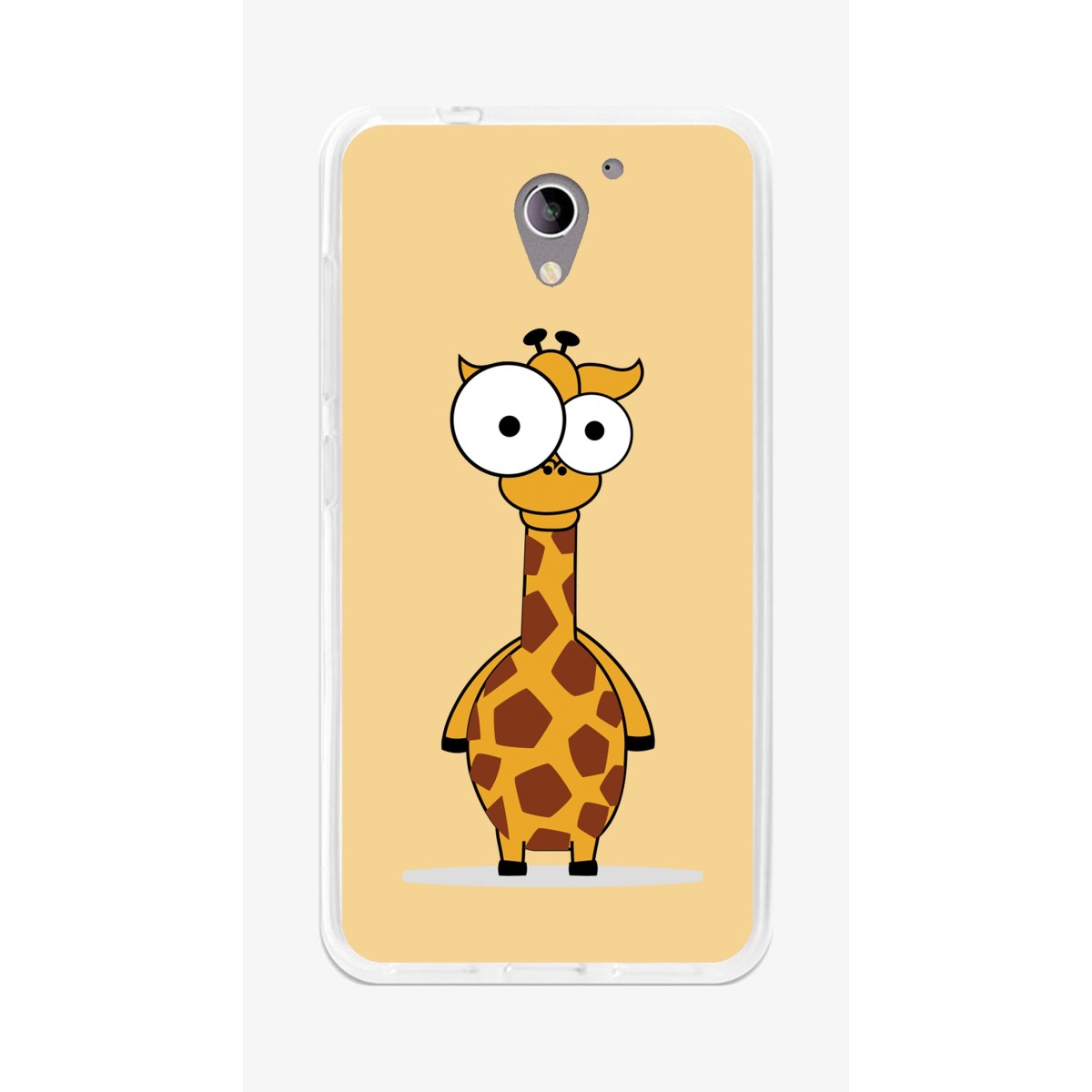 Funda Gel Tpu para Zte Blade A510 Diseño Jirafa Dibujos