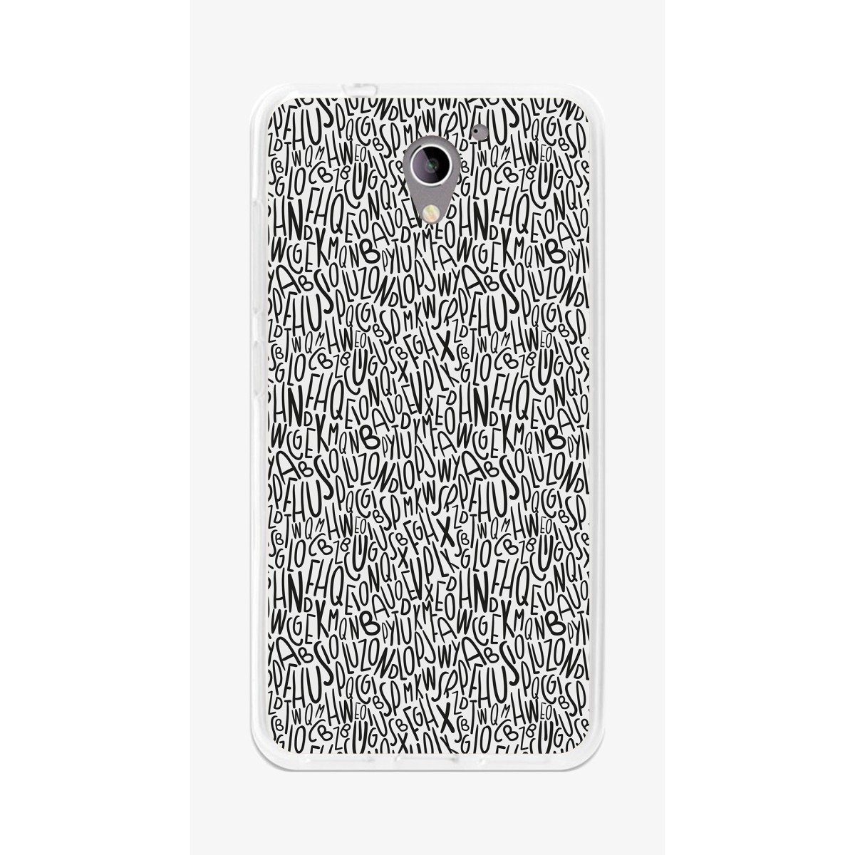 Funda Gel Tpu para Zte Blade A510 Diseño Letras Dibujos