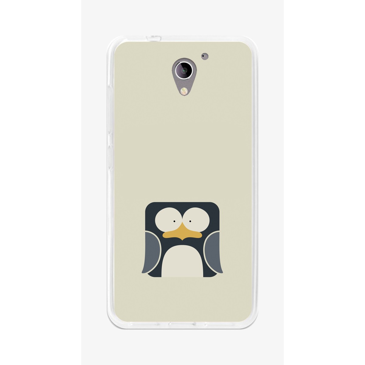 Funda Gel Tpu para Zte Blade A510 Diseño Pingüino Dibujos