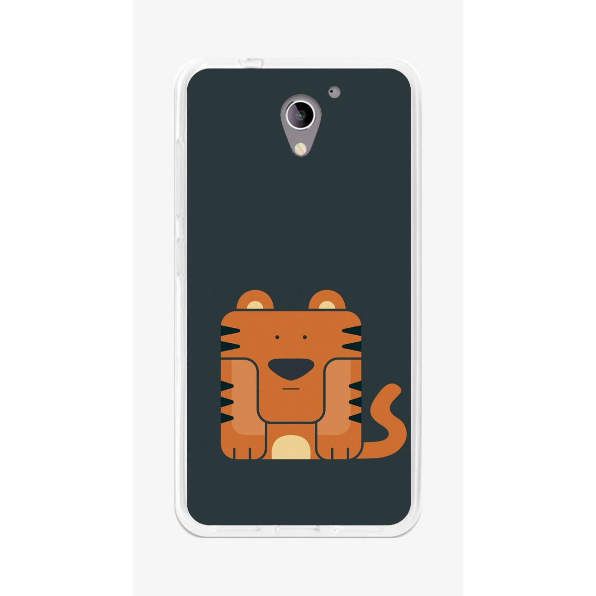 Funda Gel Tpu para Zte Blade A510 Diseño Tigre Dibujos