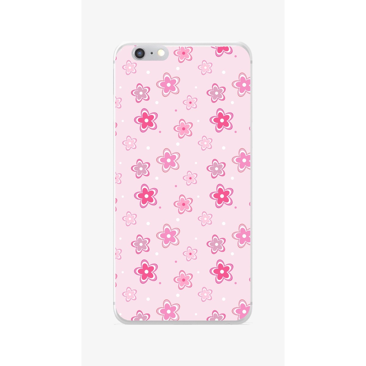 Funda Gel Tpu para Iphone 6 / 6S Diseño Flores Dibujos