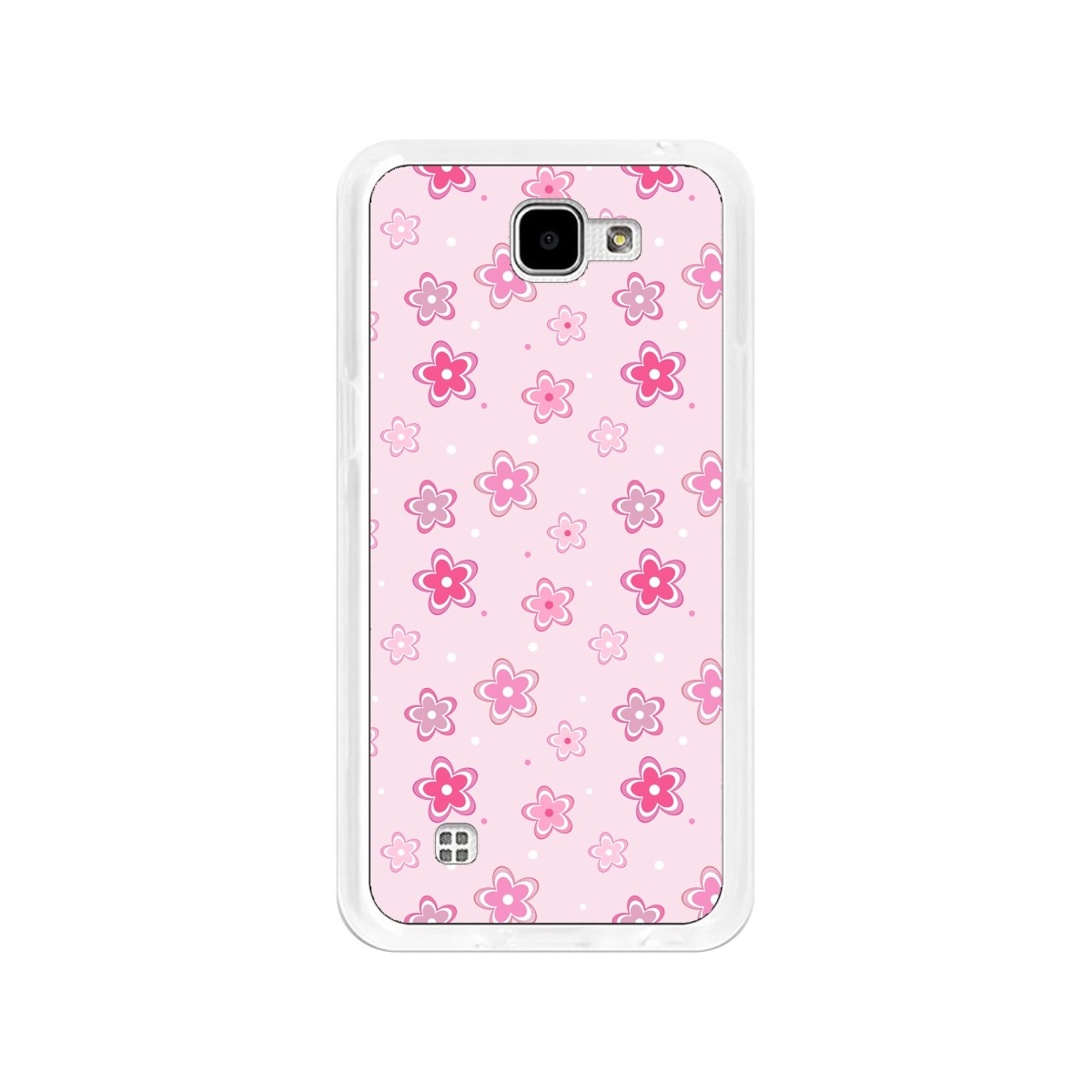Funda Gel Tpu para Lg K4 Diseño Flores Dibujos