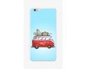 Funda Gel Tpu para Iphone 6 / 6S Diseño Furgoneta Dibujos