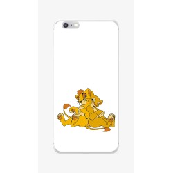 Funda Gel Tpu para Iphone 6 / 6S Diseño Leones Dibujos