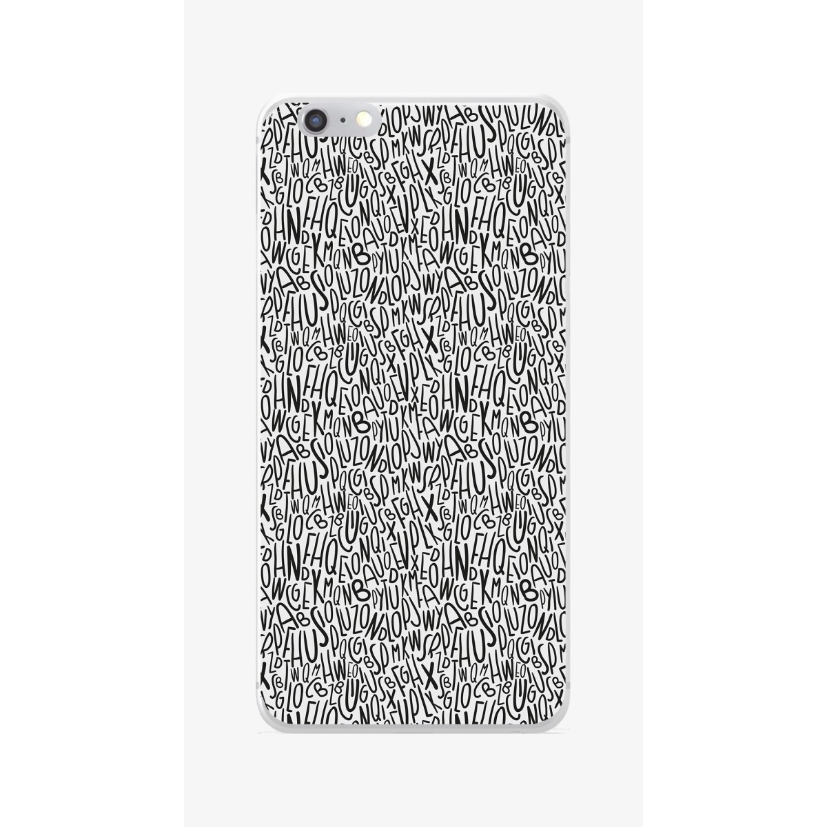 Funda Gel Tpu para Iphone 6 / 6S Diseño Letras Dibujos