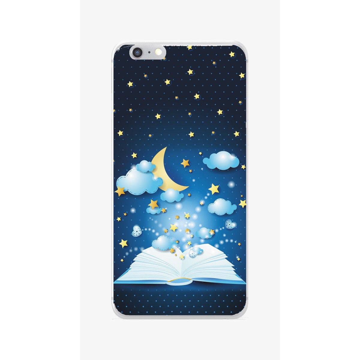 Funda Gel Tpu para Iphone 6 / 6S Diseño Libro-Cuentos Dibujos