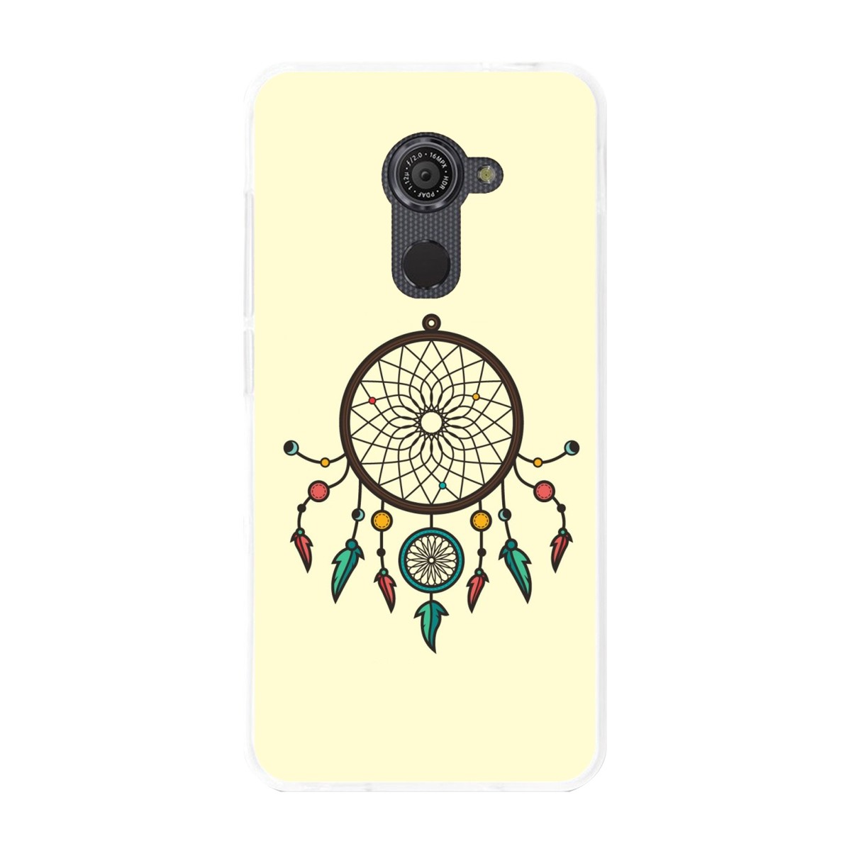 Funda Gel Tpu para Vodafone Smart Platinum 7 Diseño Atrapasueños Dibujos