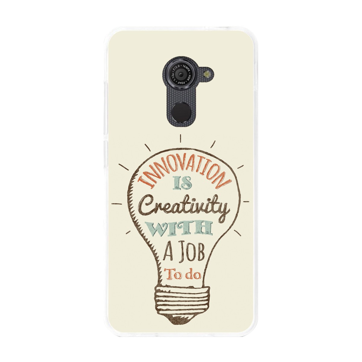 Funda Gel Tpu para Vodafone Smart Platinum 7 Diseño Creativity Dibujos