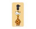 Funda Gel Tpu para Vodafone Smart Platinum 7 Diseño Jirafa Dibujos