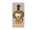 Funda Gel Tpu para Vodafone Smart Platinum 7 Diseño Leon Dibujos