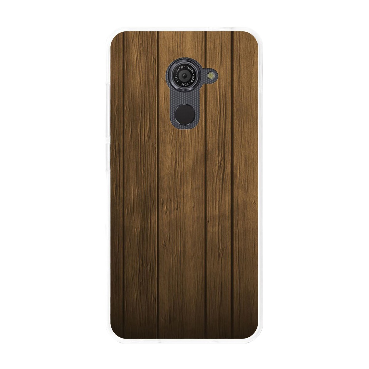 Funda Gel Tpu para Vodafone Smart Platinum 7 Diseño Madera Dibujos