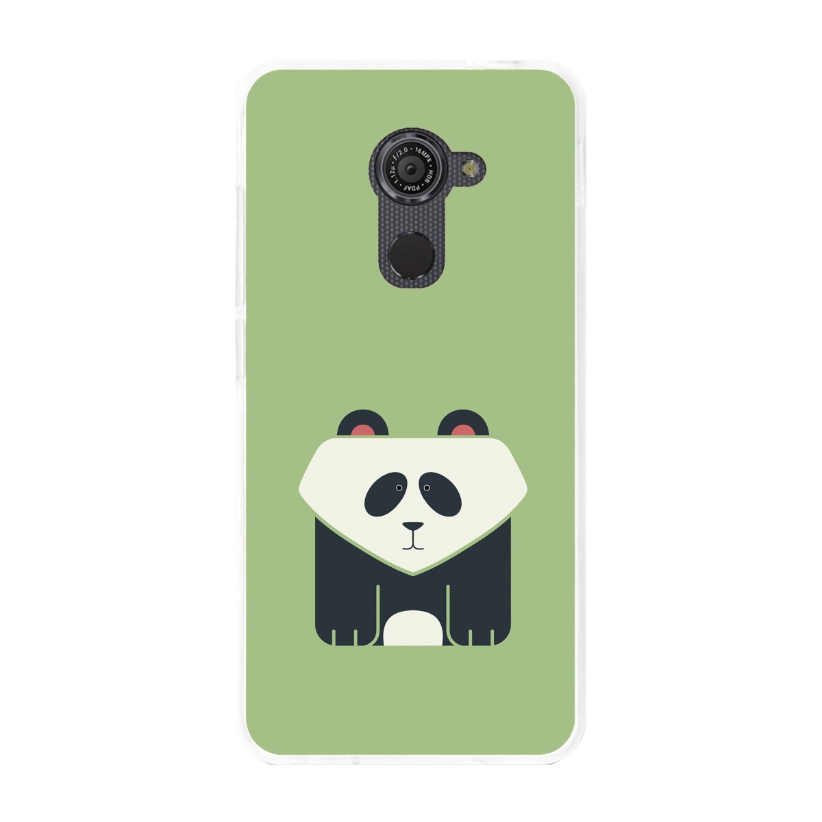 Funda Gel Tpu para Vodafone Smart Platinum 7 Diseño Panda Dibujos