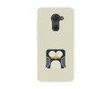 Funda Gel Tpu para Vodafone Smart Platinum 7 Diseño Pingüino Dibujos