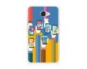 Funda Gel Tpu para Vodafone Smart Ultra 7 Diseño Apps Dibujos
