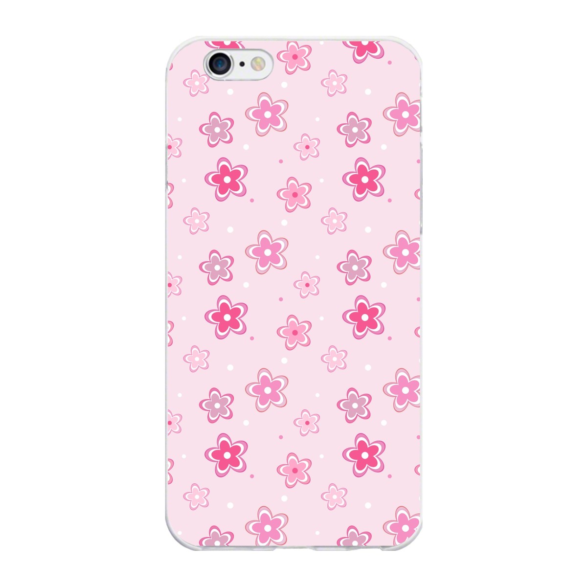 Funda Gel Tpu para Iphone 6 Plus / 6S Plus Diseño Flores Dibujos