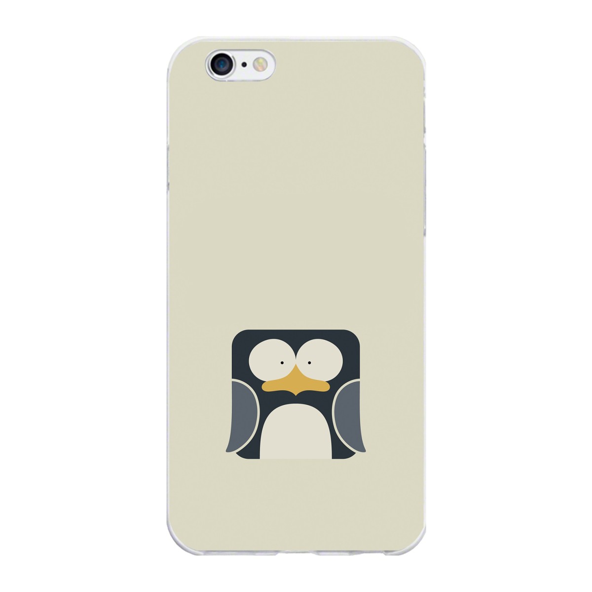 Funda Gel Tpu para Iphone 6 Plus / 6S Plus Diseño Pingüino Dibujos