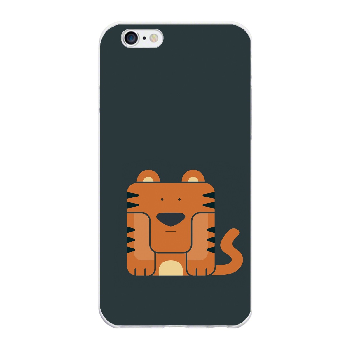 Funda Gel Tpu para Iphone 6 Plus / 6S Plus Diseño Tigre Dibujos