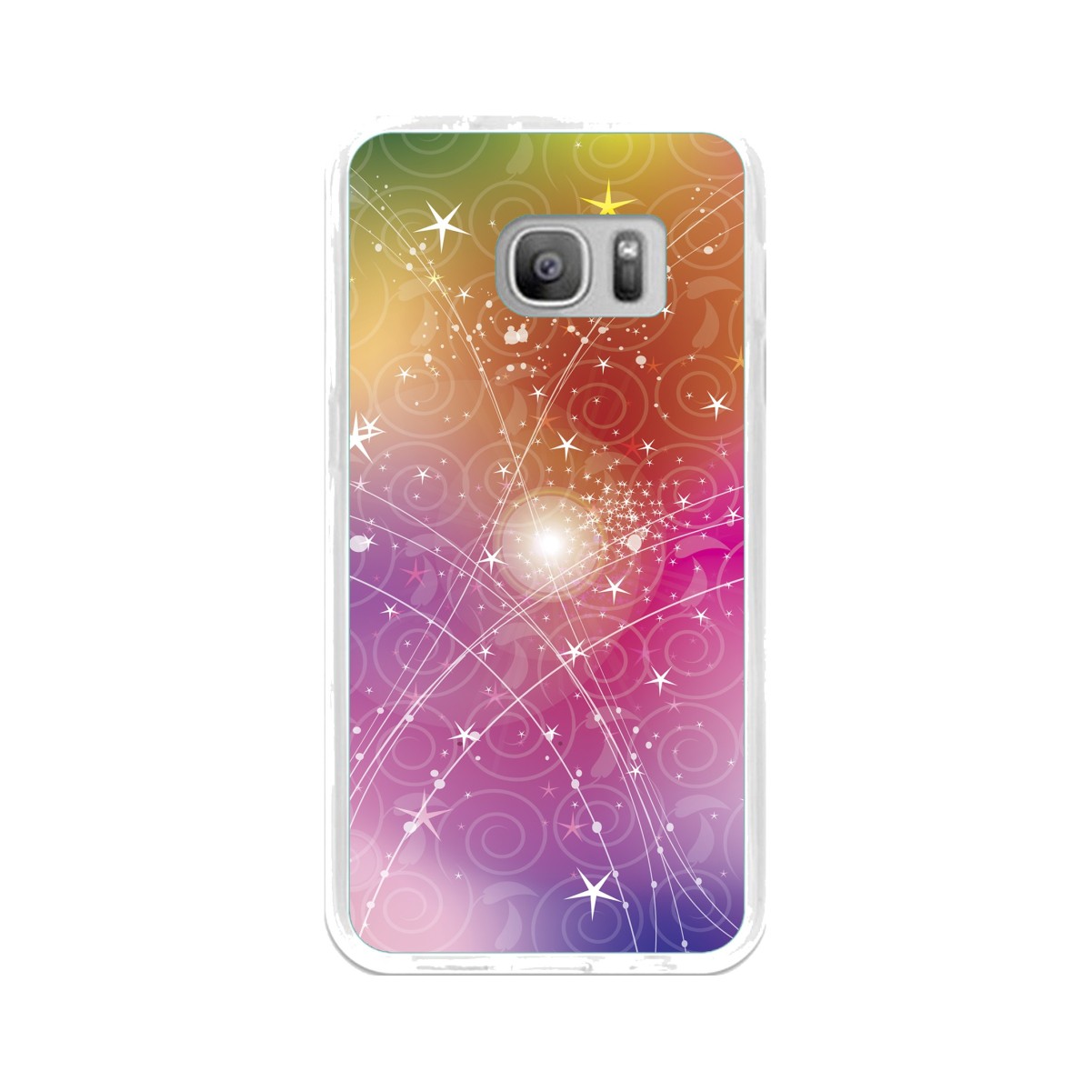 Funda Gel Tpu para Samsung Galaxy S7 Diseño Abstracto Dibujos