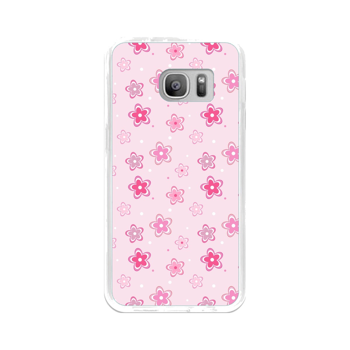Funda Gel Tpu para Samsung Galaxy S7 Diseño Flores Dibujos