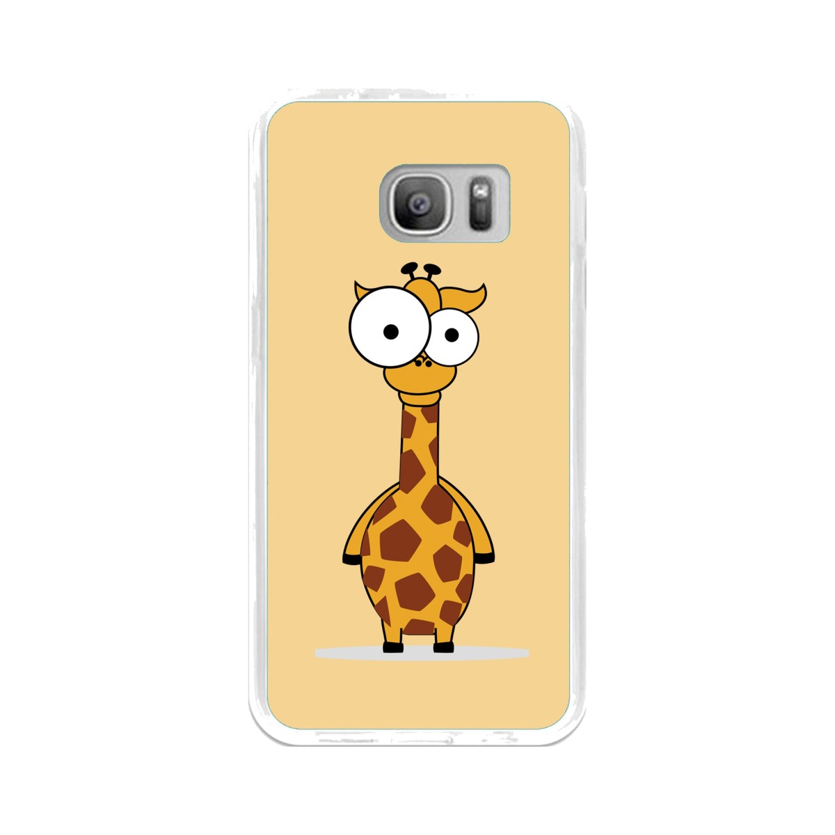 Funda Gel Tpu para Samsung Galaxy S7 Diseño Jirafa Dibujos