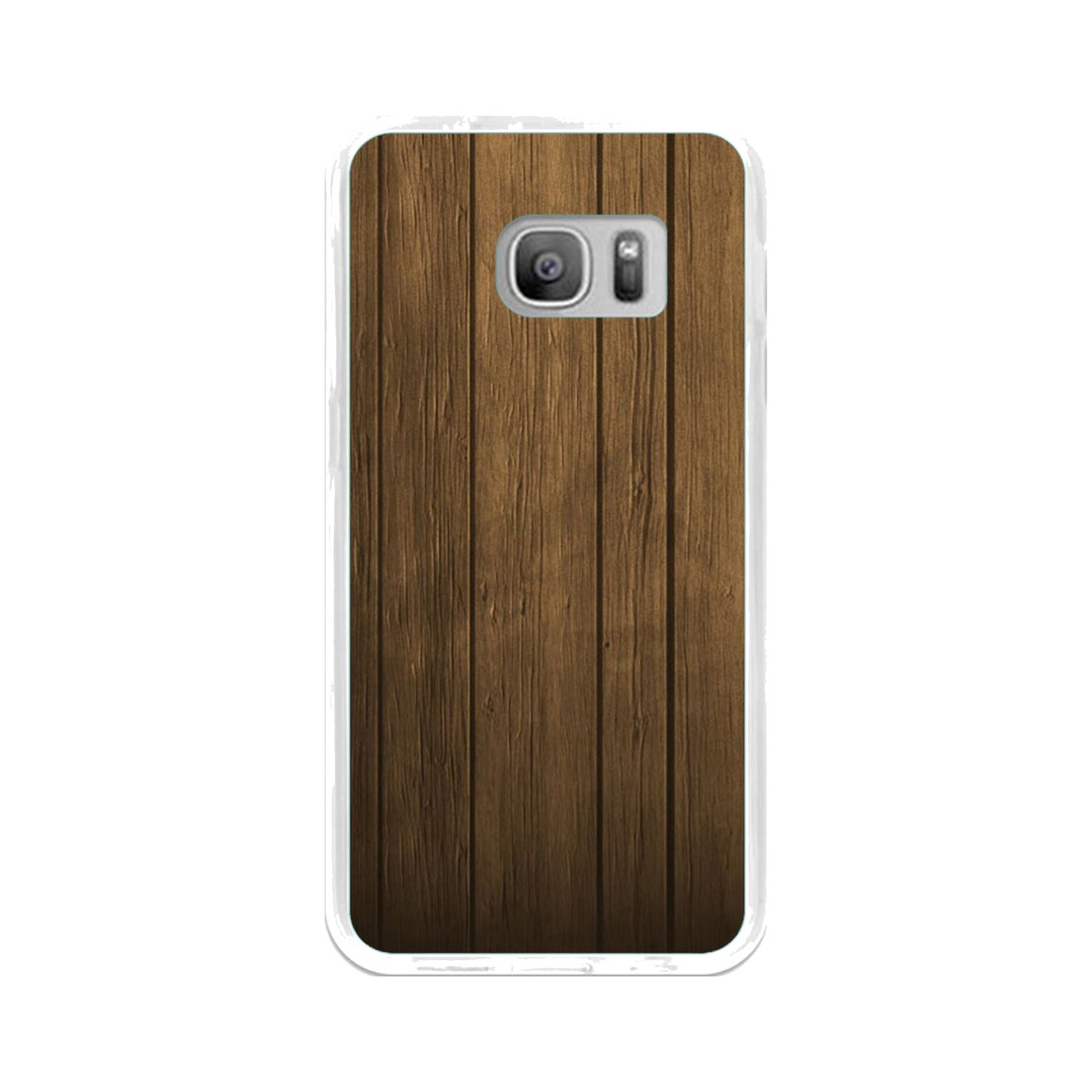 Funda Gel Tpu para Samsung Galaxy S7 Diseño Madera Dibujos
