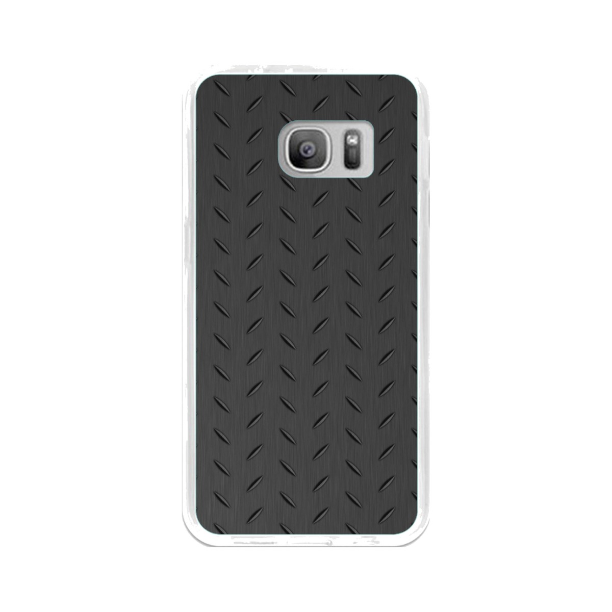 Funda Gel Tpu para Samsung Galaxy S7 Diseño Metal Dibujos