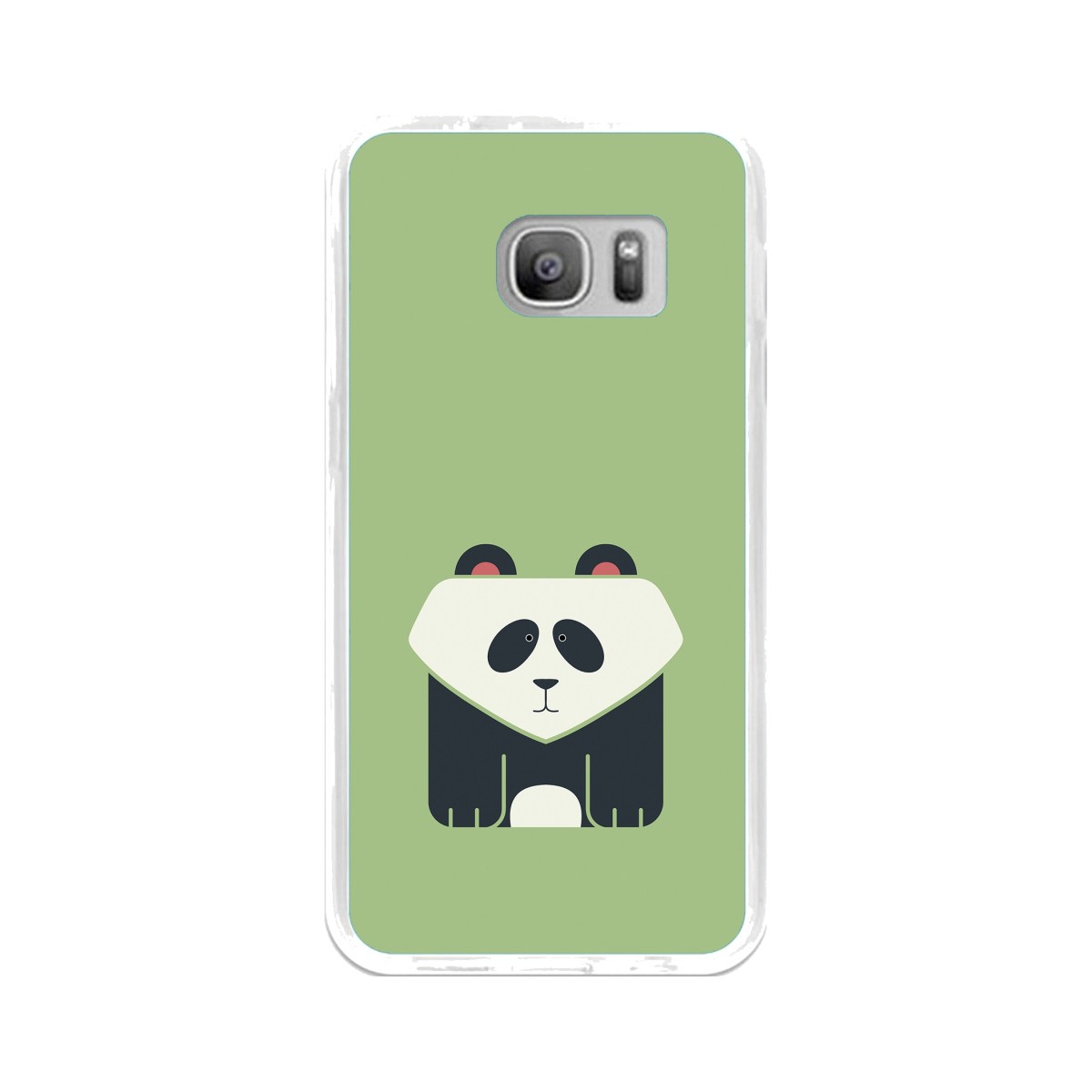 Funda Gel Tpu para Samsung Galaxy S7 Diseño Panda Dibujos