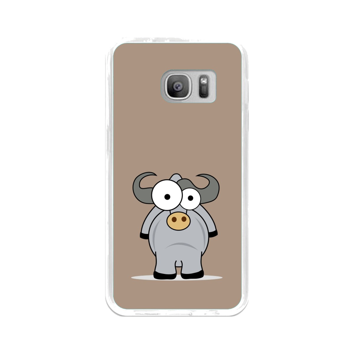 Funda Gel Tpu para Samsung Galaxy S7 Diseño Toro Dibujos