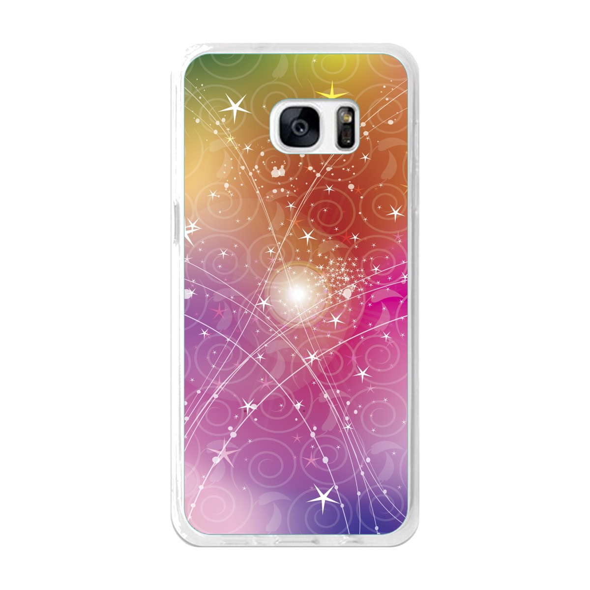 Funda Gel Tpu para Samsung Galaxy S7 Edge Diseño Abstracto Dibujos