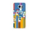 Funda Gel Tpu para Samsung Galaxy S7 Edge Diseño Apps Dibujos
