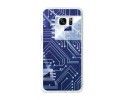 Funda Gel Tpu para Samsung Galaxy S7 Edge Diseño Circuito Dibujos
