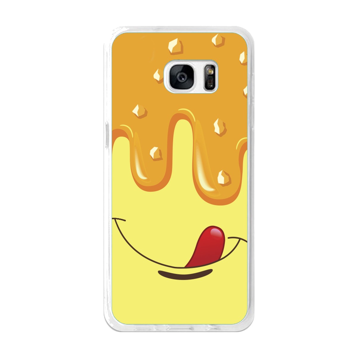 Funda Gel Tpu para Samsung Galaxy S7 Edge Diseño Helado Vainilla Dibujos