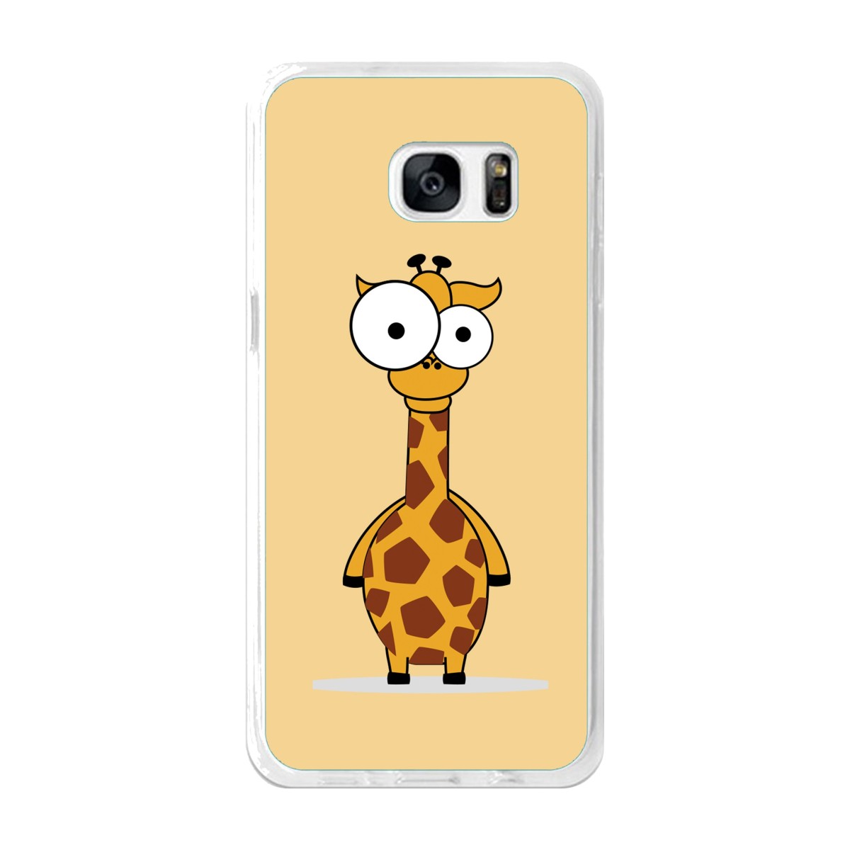 Funda Gel Tpu para Samsung Galaxy S7 Edge Diseño Jirafa Dibujos